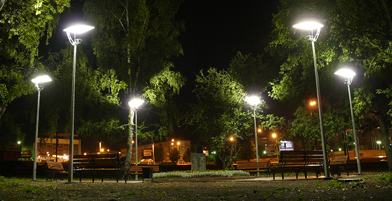 Светодиодное освещение дворов